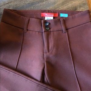 Rust color + ankle length work pants